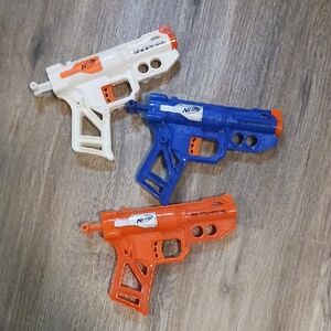 3 Nerf Guns Single Bullet Holders